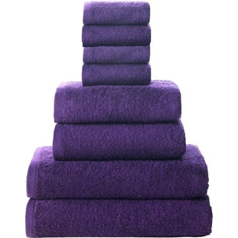 Plafonnier Cristal Lot de 8 Serviettes - 100% Coton 500g/m² - 2 Bain 2 Toilette 4 Bidet - Douceur Absorption - Salle d LEGGING SEXY (1/3)