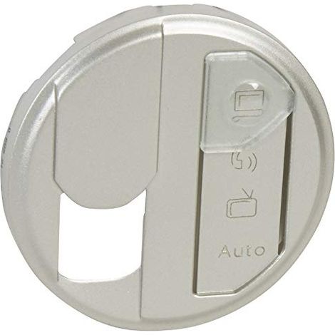 Legrand 068591 Copertura Céliane per presa singola per rete Optimum - finitura titanio