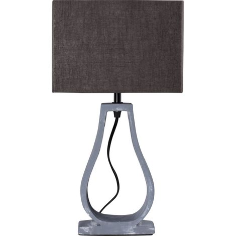 Lampada da tavolo Candellux FEMO 41-79985 grigia cemento (1/3)