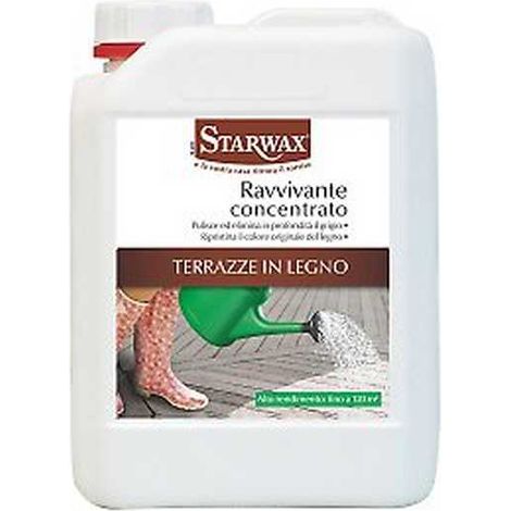 STARWAX - RAVVIVANTE CONCENTRATO PER TERRAZZE IN LEGNO 2 LT