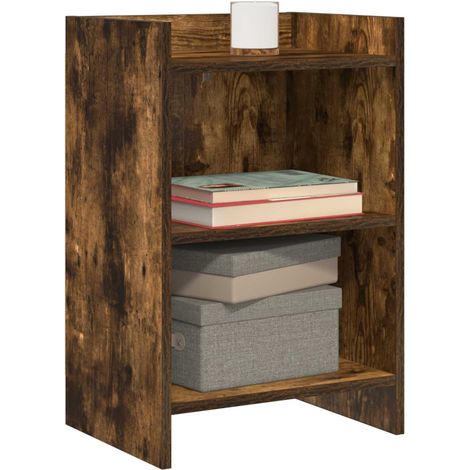 Maison Exclusive - Comodini Rovere Fumo 40 x 30 x 60 cm Legno ingegnerizzato (1/5)