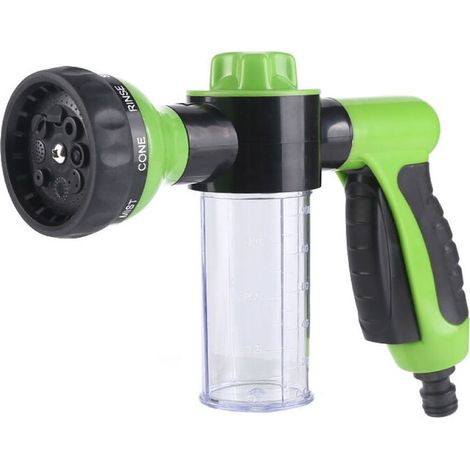 Buse arrosage chien pulvérisateur 8 modes flacon savon étanche accessoire bain animal (1/5)