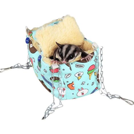 Lits pour rats, hamacs pour planeurs de sucre, lits en cage pour rats, paniers suspendus pour cochons d'Inde pour les maintenir au chaud, hamacs en sac pour planeurs de sucre, nids chauds pour petits