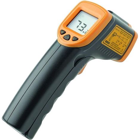 Termómetro infrarrojo digital sin contacto, pistola de medición de temperatura láser de lectura instantánea (1/4)
