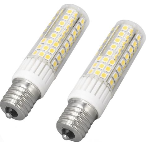 Lot de 2 ampoules LED E17 pour micro-ondes, 100 LED, 100-240 V, lumière blanche. (1/5)