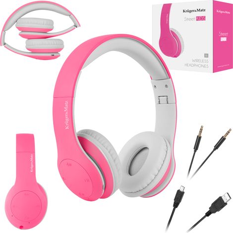 Cuffie wireless Bluetooth BT per bambini con microfono KrugerMatz Street (1/5)