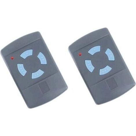 2PACK Télécommande de Garage Sdre HSM4 868 MHz avec 4 Boutons Couleur Bleue Remplacer Les émetteurs Hormann 868 MHz HS4 HSM2 HSP4 868 HS1 868 Tubauto HSM4 868 Tubauto HS4 868Fréquence