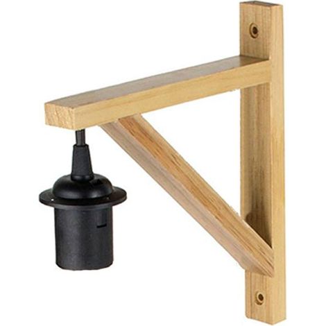 Applique Murale Bois pour Ampoule E27 - SILUMEN (1/3)