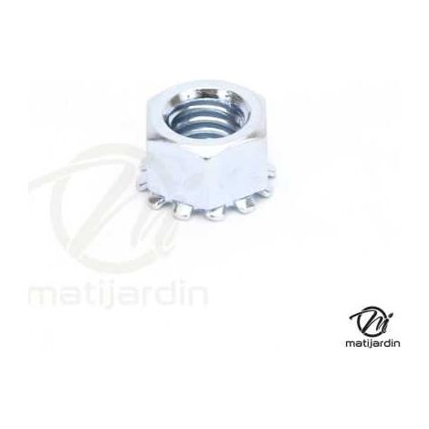 Ecrou pour axe de roue tondeuse. x 10 (1/4)
