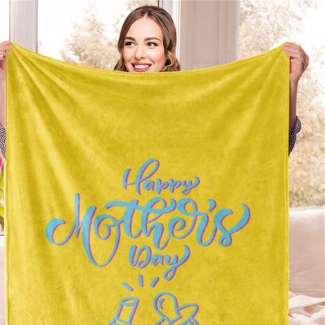 Couverture personnalisée BL304-1 100x120 cm, jeté de lit sur mesure en tissu doux (1/3)