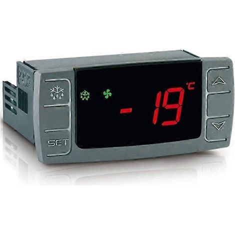 Thermostat numérique commercial pour réfrigérateur avec alarme intelligente et affichage de la luminosité. (1/5)