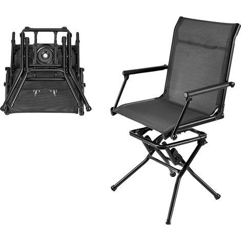 Silla de caza, rotación de 360°, diseño portátil, tipo B (1/2)