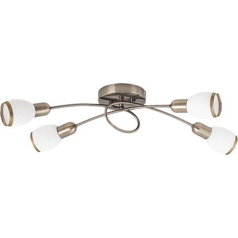 Plafoniera Rabalux Elite marrone 4xE14 Ø66cm metallo IP20 (1/5)