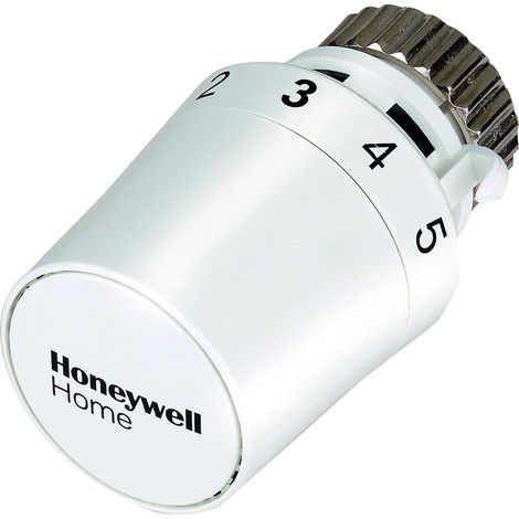 Honeywell Home T5019W0 - Testa termostatica per radiatori Thera-5, Attacco M30 x 1.5, Con posizione zero, Bianco, 50 x 78 mm
