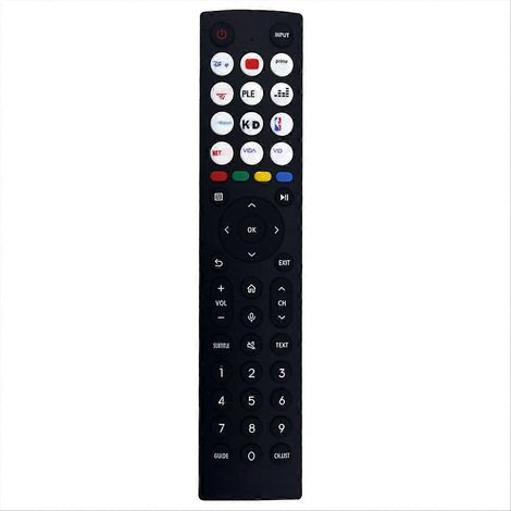 Télécommande ERF2J36H sans fonction vocale pour TV connectée 43A6K 75A6, compatible avec téléviseurs intelligents, commande à distance infrarouge, remplacement direct, design ergonomique, paire de bou (1/5)