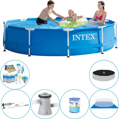 Intex Piscine Tubulaire Ronde - 305x76 cm - 6-pièces S20423 (1/5)