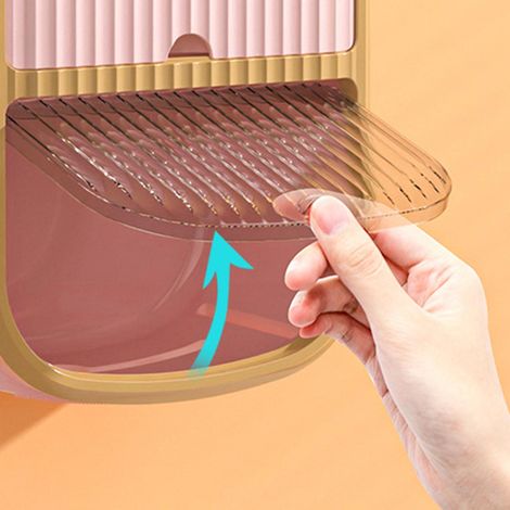 Wasserdichter Toilettenpapierhalter, Toilettenpapierspender ohne Bohren, wandmontierter Toilettenpapierrollenhalter, Toilettenpapierhalter. (1/5)