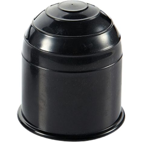 Copertura per gancio di traino, 50 mm, gomma/plastica, copertura protettiva per gancio di traino di auto, camion e camper (tappo nero)