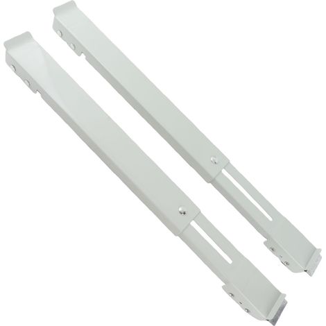 2 supports mobiles extensibles pour appareil électroménager, réfrigérateur et lave-linge, robustes et antirouille (1/5)