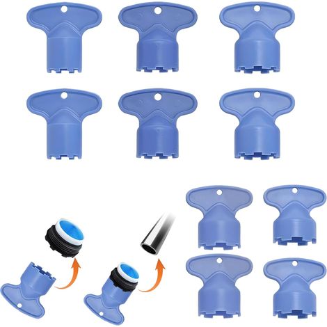 10 Pieces Aerator Tap Aerator Kitchen Tap Plastic Aerator for Water Saving Taps for Tap Filter Faucets M16.5/M18.5/M21.5/M22/24 (1/5)