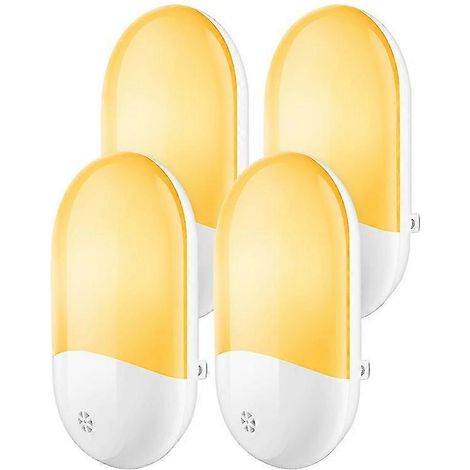 KINZON LED-Wandnachtlicht, automatisches Plug-and-Play-Wandnachtlicht mit Dämmerungssensor, Nachtlicht zum Einstecken für Kinderzimmer
