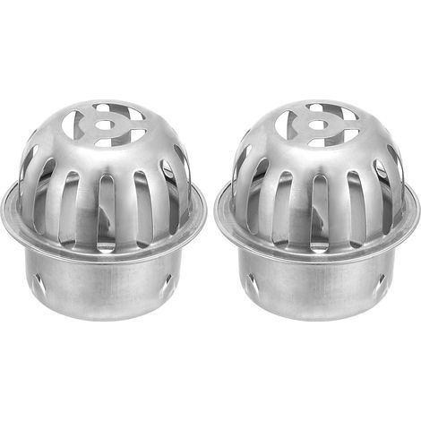 Dachrinnenschutzgitter aus Edelstahl, Verstopfungsschutz, Laubfilter, 65 mm, 2er-Pack (1/5)