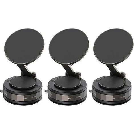Support de téléphone à ventouse réglable à 360° avec aimant puissant – Compatible avec tous les téléphones, pour voiture/salle de sport/miroir (1/5)