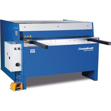 Cisaille guillotine motorisée largeur du travail 1250 mm épaisseurs jusque 3 mm butée manuelle 3 kW 400V Metallkraft MTBS1255-30E (1/5)