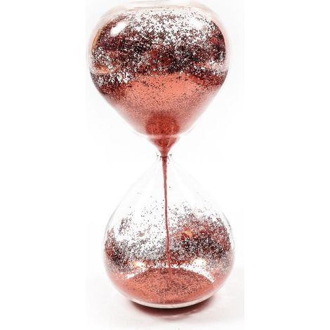 Clessidra con glitter D8 x H20 cm Mercury