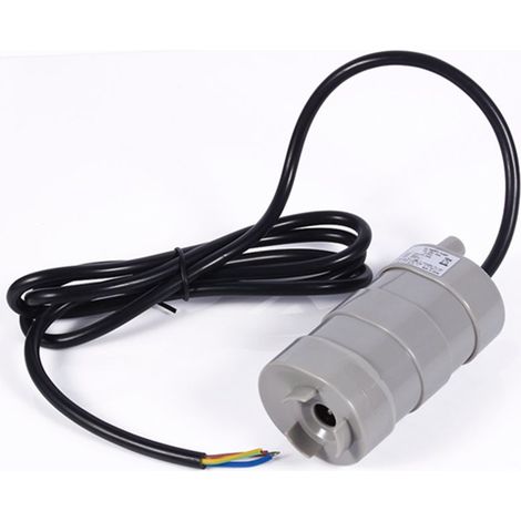 Pompe à eau submersible verticale DC 12V 5M 1000L/H avec câble noir nu 1,5M (1/5)