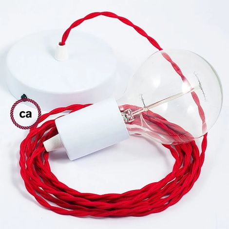Lámpara colgante creative cables tm09 53W porcelana 20 cm (1/3)