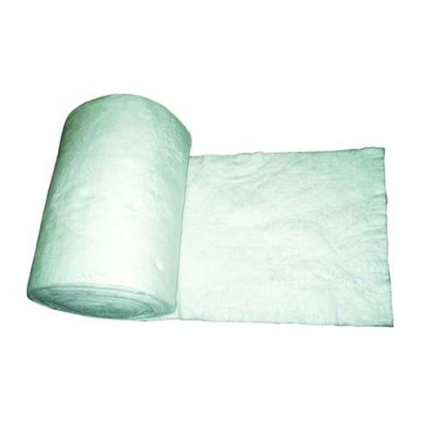 Panneau d'isolation thermo-isolant en fibre céramique – Aluminium 14,6m x 0,61m x 13mm – Résistant jusqu'à 1000°C – Pour cheminées et conduits