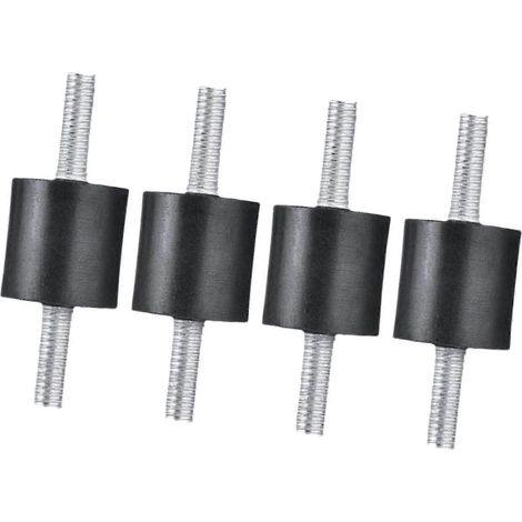 4 supports en caoutchouc pour amortisseurs de suspension, pour pompe à eau automobile, 20 mm x 10 mm, M6 (1/4)