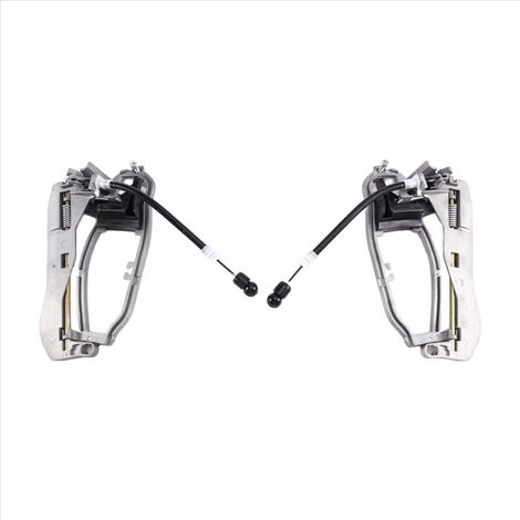 Un par de soportes para manijas de puerta exteriores traseras izquierda y derecha para BMW E53 X5