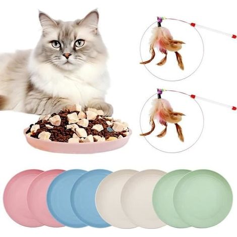 SABIR-Gamelle pour chat - Colorée - Petite gamelle pour chiots (1/4)