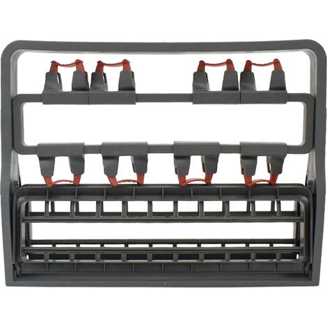Panier Pour Verres De Vin - Compatible Avec Lave-vaisselle 45 cm Et 60 cm - Capacité 8 Verres - Plastique Gris - 1 Pièce (1/5)