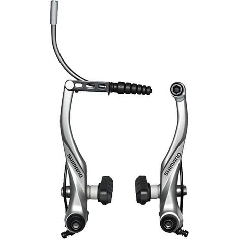 Étrier de frein universel - 1 pièce - Aluminium argenté - Système de freinage fiable - Vélo adulte tous types - Taille unique