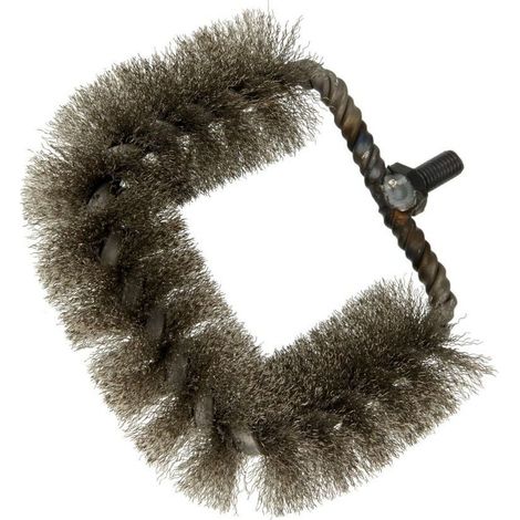 Brosse de paroi arrière inox 150 x 130 mm