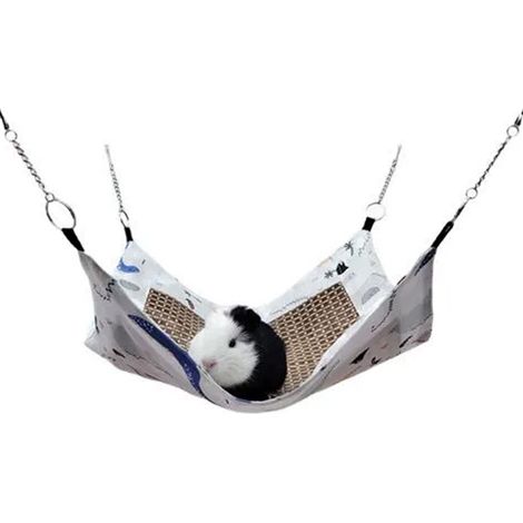 Hammock - Small Animal Cooling Mat - Rattan - For Guinea Pigs Rabbits Chinchillas - 1 Piece (1/5)