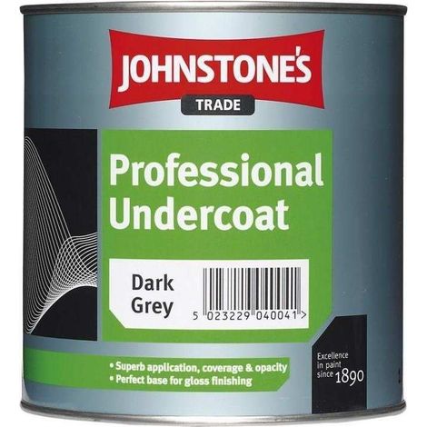 JOHNSTONES UNDERCOAT DARK GREY 2.5L