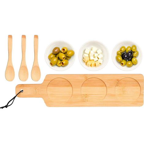 Set da servizio kinvara BUMY bianco 39 x 10 cm porcellana (1/2)