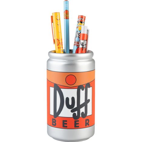 Grupo Erik 3D-Stiftehalter The Simpsons Duff Beer aus Harz mit Schreibwarenset - 2 Stifte, Bleistift, Radiergummi und Spitzer (1/5)