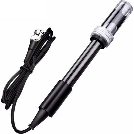 pH-Sensor für die Wasseranalyse – Messbereich 0–14 – Genauigkeit ± 0,25 pH – Schnelle Ansprechzeit – BNC-Anschluss – pH 0–14 (1/4)