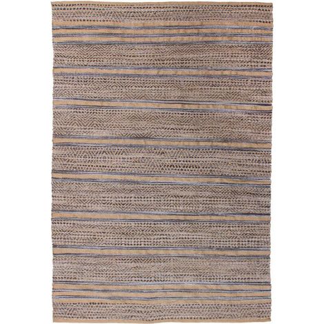 Tapis fait main sienna 810 gris - 160 x 230 cm
