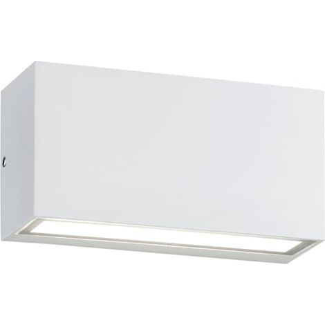 Applique da Esterno a LED in Pressofusione di alluminio Bianco Opaco