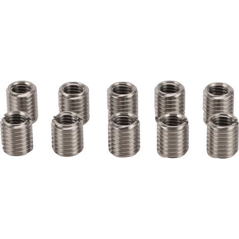 10 Pièces Rondelles Filetées Réparation Écrous Mâle Femelle Réducteur Acier Inoxydable Fixation (1/5)