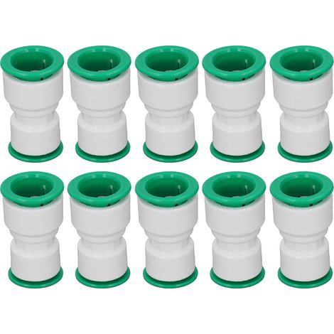 10 raccords de tuyau à connexion rapide, droit, réducteur 32x20mm pour irrigation (1/5)