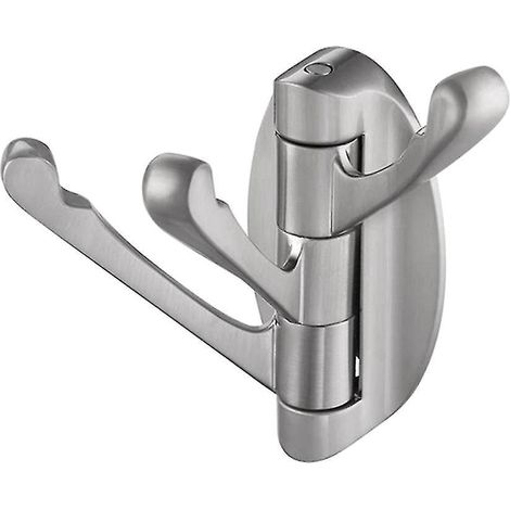 Stabiler, klappbarer Metall-Drehhaken für Handtücher, dreifacher Wandhaken mit Dreh- und Schwenkarm (1/5)
