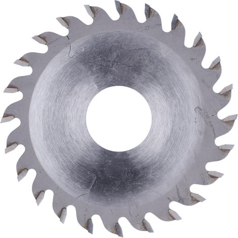 Lame de scie en alliage pour le travail du bois, 24 dents, pour la coupe du bois, fraisage vertical et rainurage, 125 x 35 x 3-24 dents