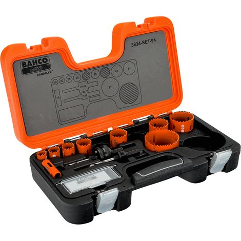 BAHCO - Jeu de scies trépans bimétal Sandflex pr les plaques en métal/bois, 16x67mm-11p (1/3)
